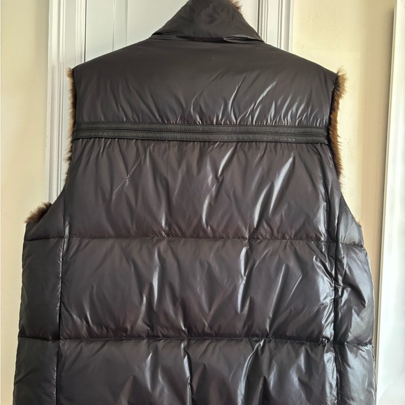Andrew Marc reversible, rabbit, fur vest size medium large - Picture 5 of 8
